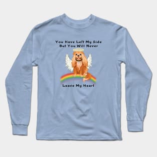 Ruby Cavalier King Charles Spaniel Pet Loss Gifts Long Sleeve T-Shirt